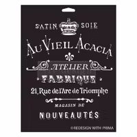 ReDesign Décor Stencils® - Schablon​​​​​​​ - Satin Soie - (S) 23x30cm