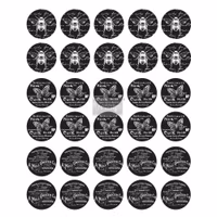 Re Design Décor Knob Transfers® - French Noir ca 21x26cm