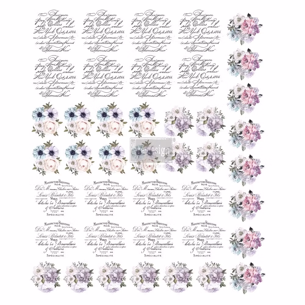 Re Design Décor Knob Transfers® - Spring Meadow ca 23x28cm