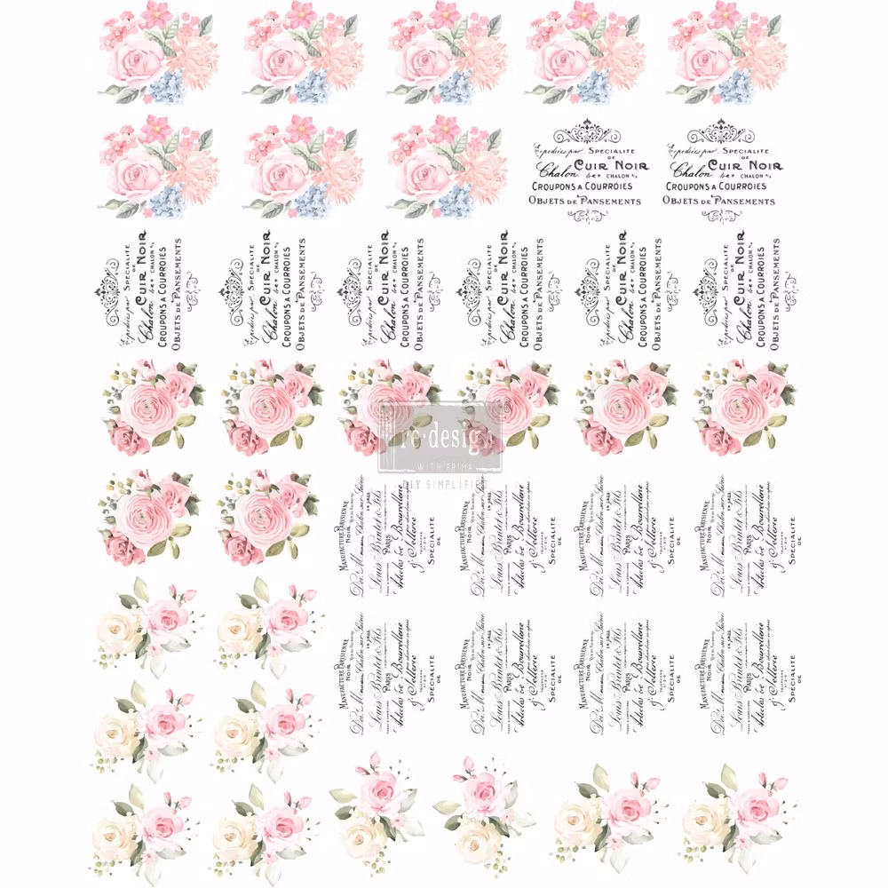 Re Design Décor Knob Transfers® - Sweet Spring ca 23x28cm