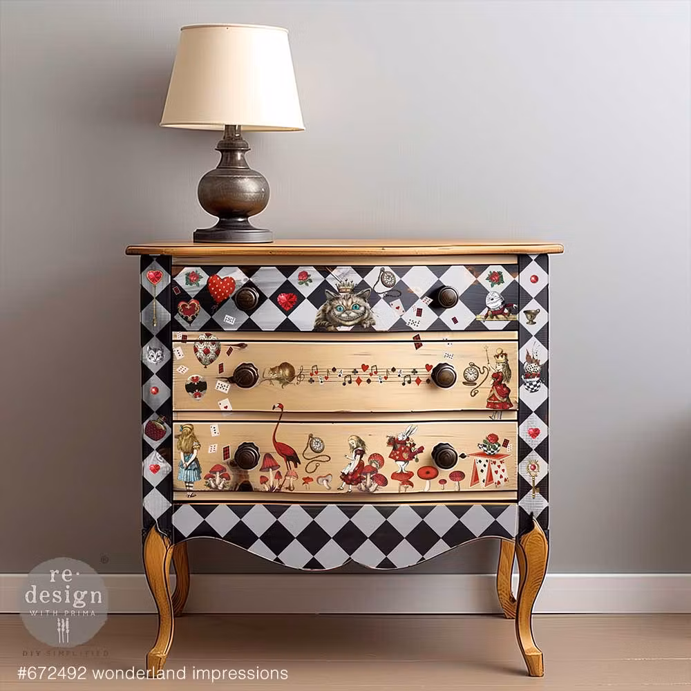 Re Design Décor Transfers® - Wonderland Impressions - A4 (3-pack)