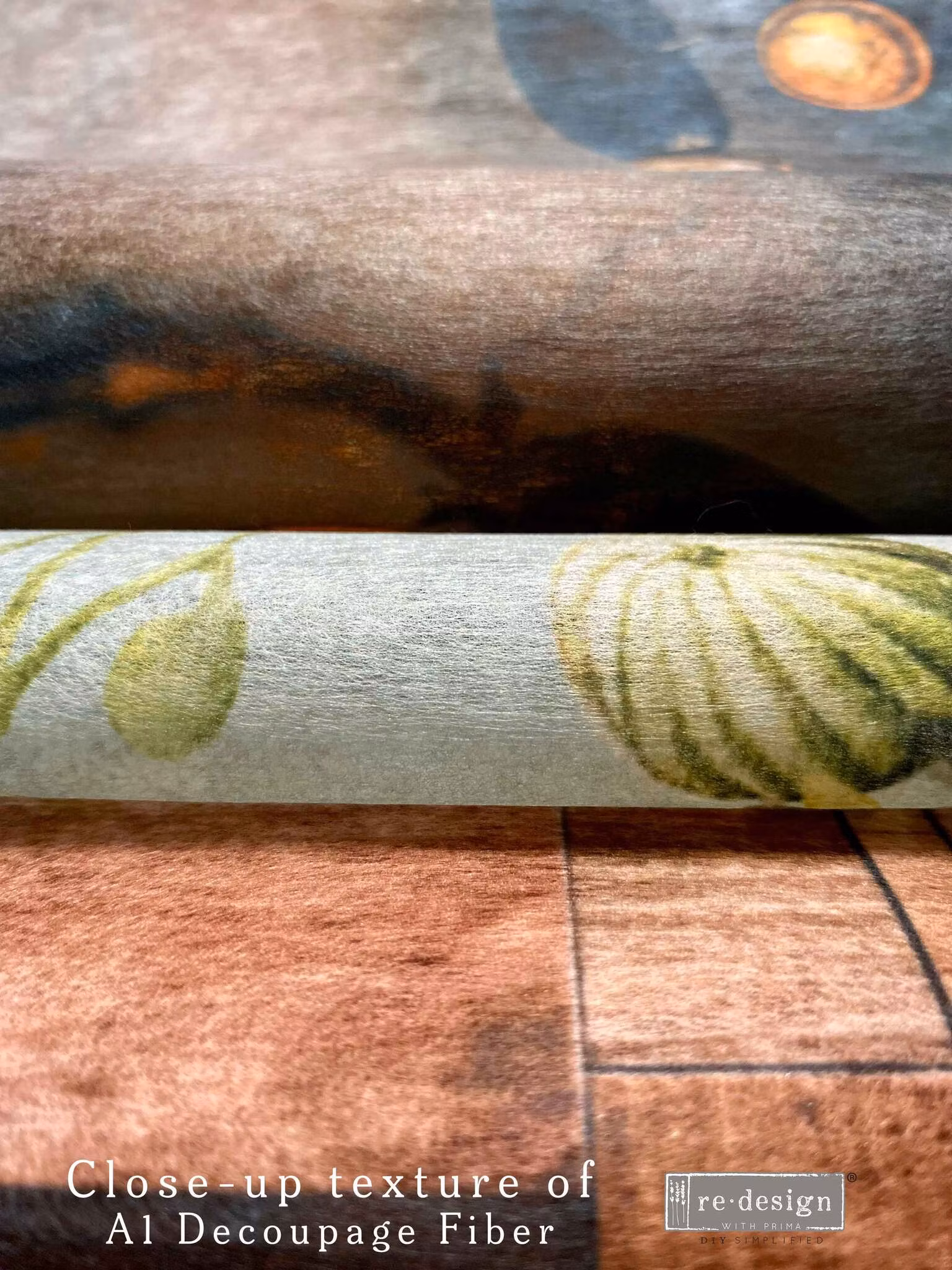 Re Design - A1 Decoupage Fiber Paper - Whispering Windfall 59x84cm