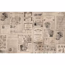 Re Design Tissue Paper - Newsprint - 49.5x76cm