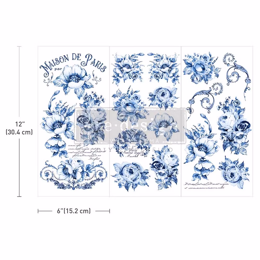 Re Design Décor Transfers® - Spring Serenade - SMALL ca 30x46cm