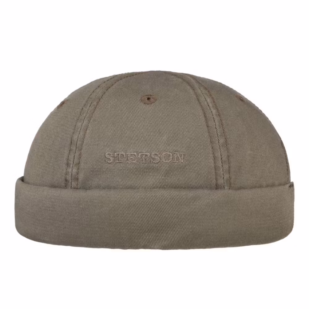 Mössa -  Stetson  Docker Cotton Olive