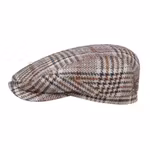 Keps - Stetson Driver Cap Silk/Virgin wool Beige/Blue