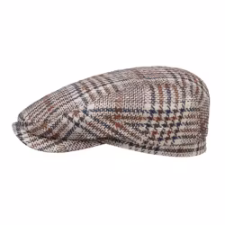 Keps - Stetson Driver Cap Silk/Virgin wool Beige/Blue