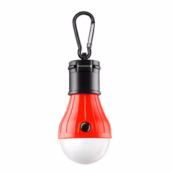 Röd Campinglampa