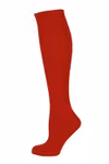 Röd enfärgad knästrumpa - MySocks