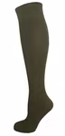 Khaki enfärgad knästrumpa - MySocks