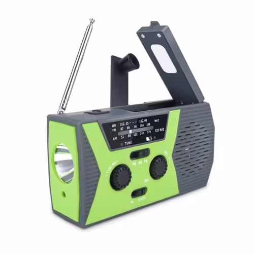 Nödradio 4000mAh Grön