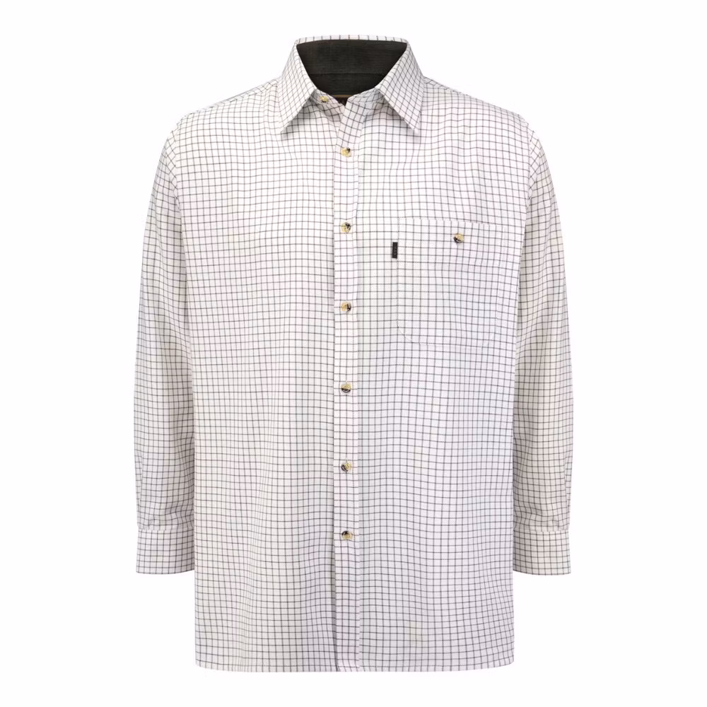 Rutig Tattersall Brocton skjorta Green - Walker & Hawkes