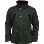 Quiltad vaxjacka Olive - Game
