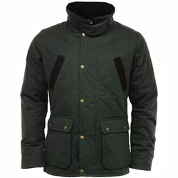 Quiltad vaxjacka Olive - Game