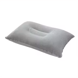 Uppblåsbar kudde grå