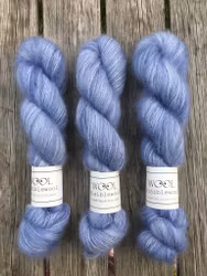 Silk Mohair Isblå
