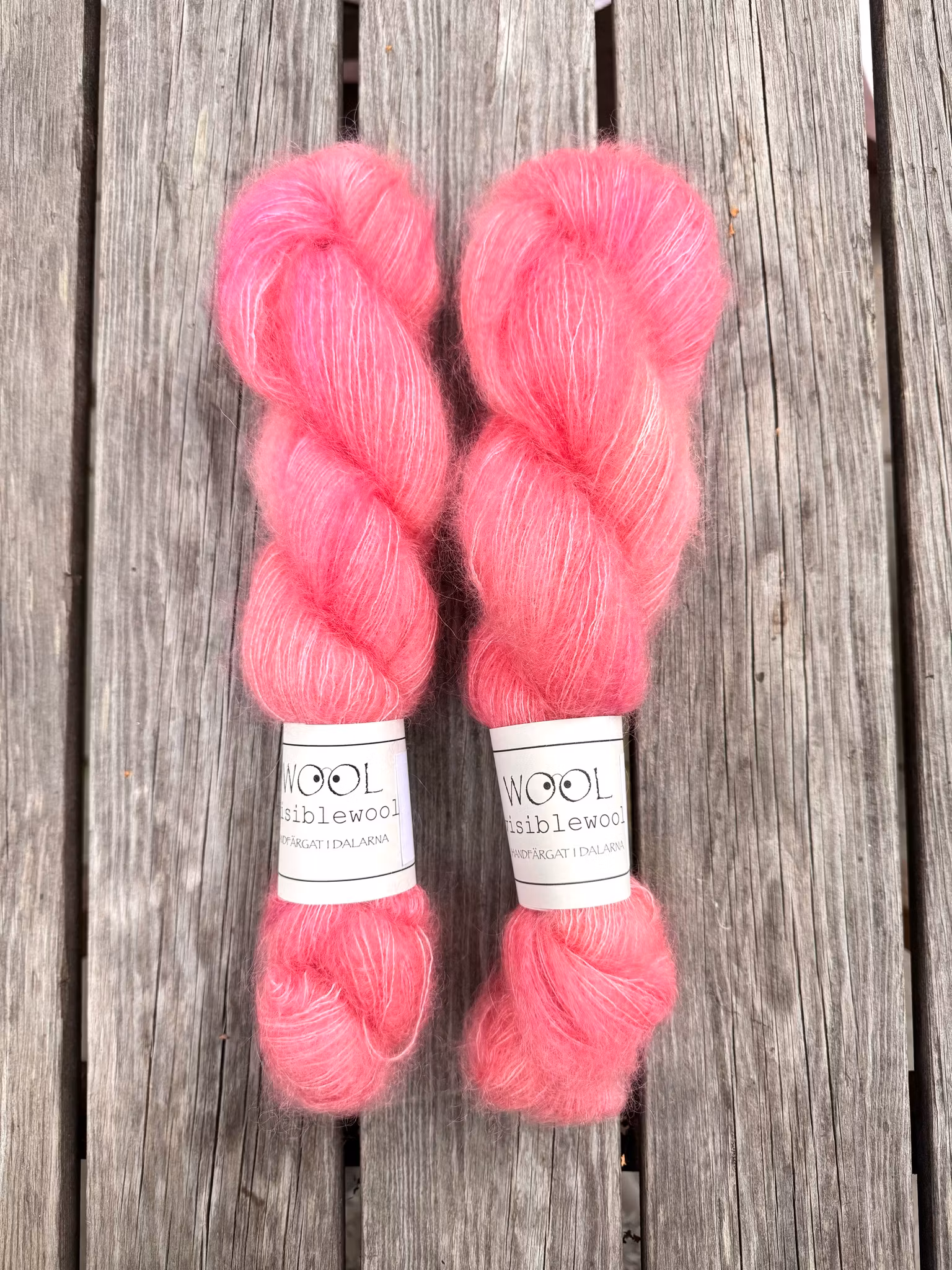 Silk Mohair Vattenmelon