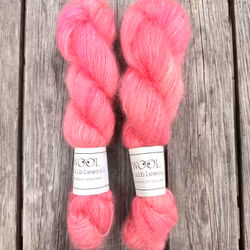 Silk Mohair Vattenmelon