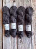 Silk Mohair Nästan Svart