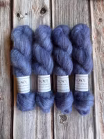 Silk Mohair Jeansblå
