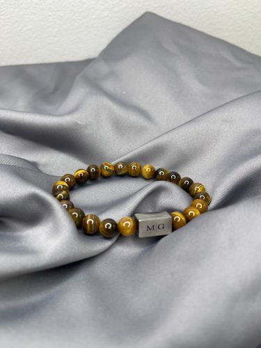 Stenarmband Tigeröga