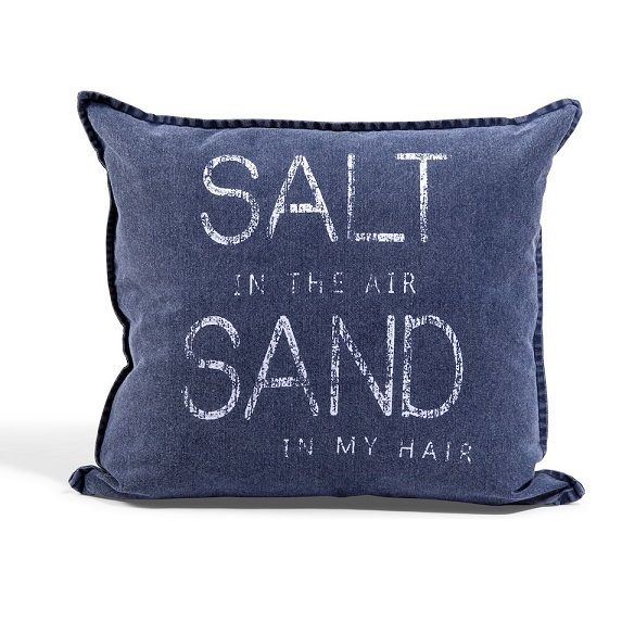 Kuddfodral Salt av canvastyg