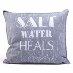 Kuddfodral Saltwater Heals av canvastyg