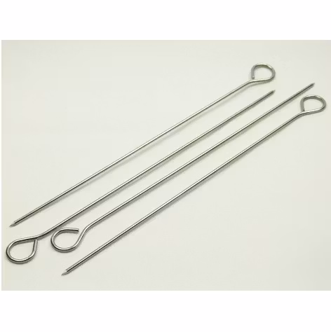 Grillspett i metall - 4 pack