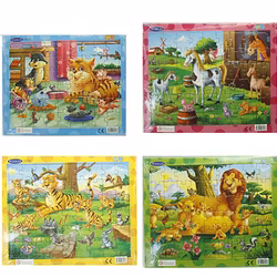 Pussel i ram  (54 bitar) - Flera olika motiv