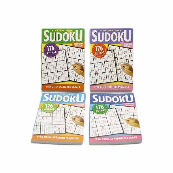 Sudoku - Fyra olika