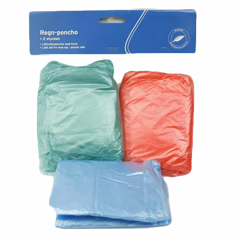 2 pack Regnponcho