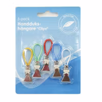 Handdukshängare 5 pack