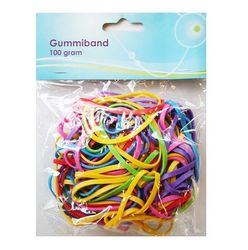 Gummiband blandade färger