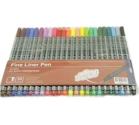 24 pack Fine liner pennor
