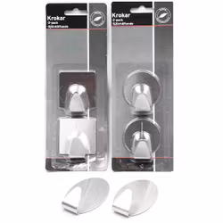 Självhäftande Krok 2 pack