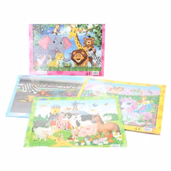 Pussel i ram  (54 bitar) - Flera olika motiv