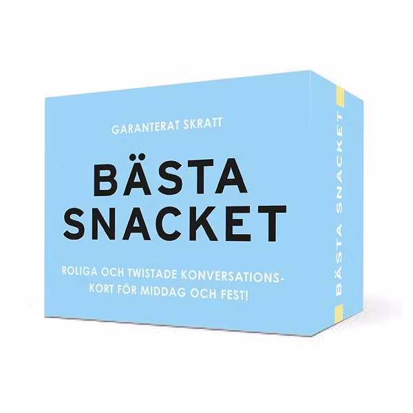 Partyspel - Bäst snacket