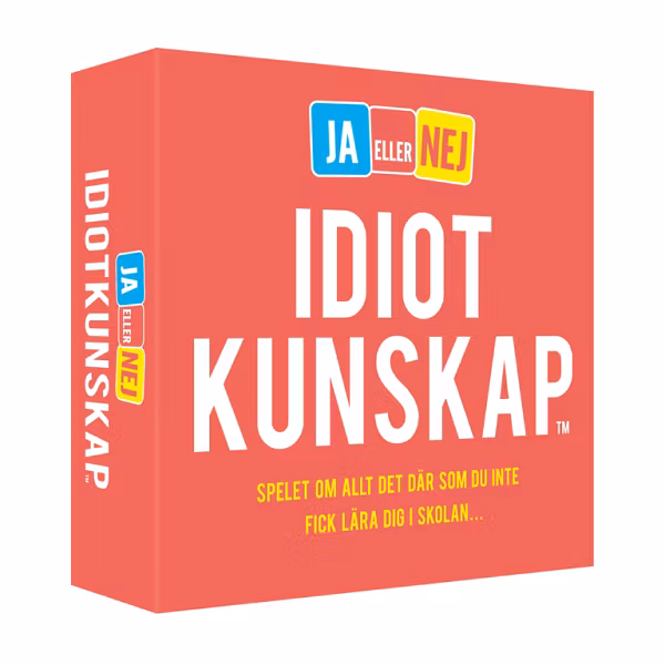 Spel - Idiotkunskap Ja eller Nej