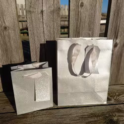 Presentpåsar Silver