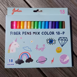 Fiberpennor 18 pack