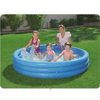 Pool med 3 ringar - Blå - 480L