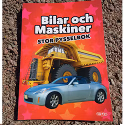 Pysselbok 96 sidor - Bilar & maskiner