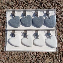 Duktyngder Hjärta i sten 4 pack