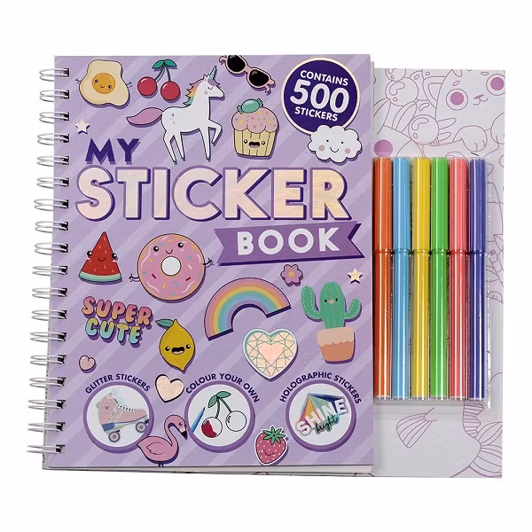 Aktivitetsbok med Stickers