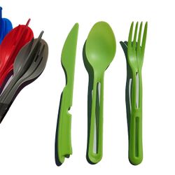 Flergångsbestick i plast