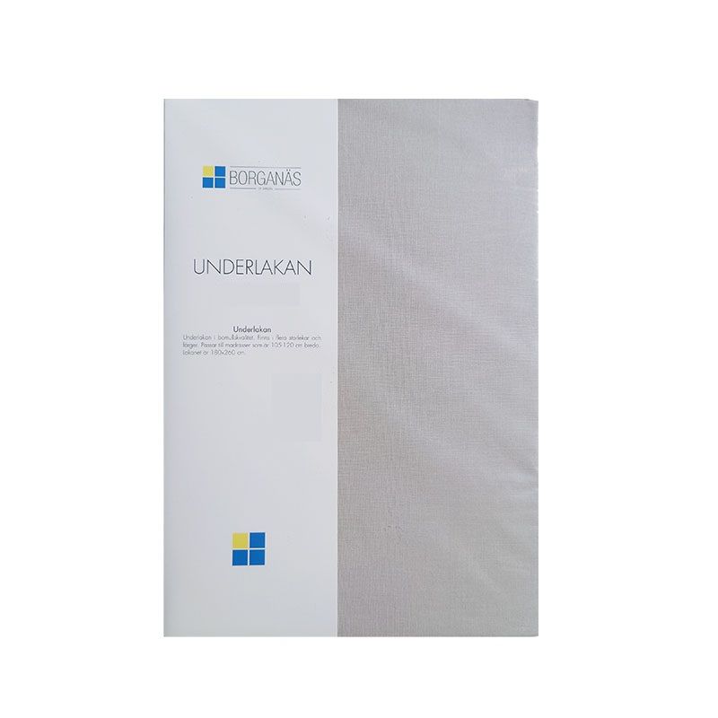 Borganäs Underlakan Linnefärgad - 3 storlekar