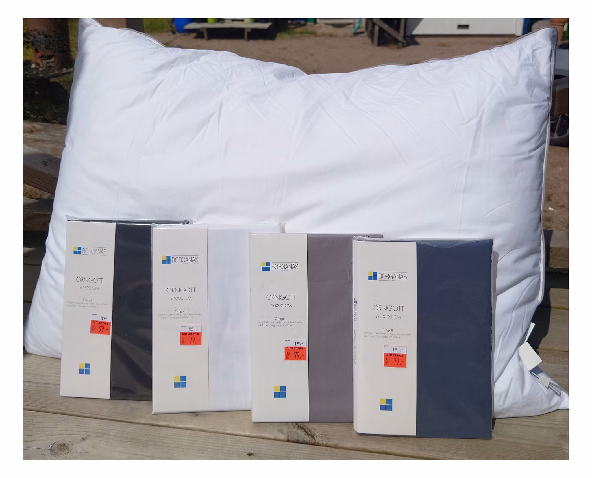 Hotellkudde 65x90cm inkl. örngott