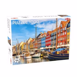 Pussel Nyhavn Köpenhamn - 1000 Bitar
