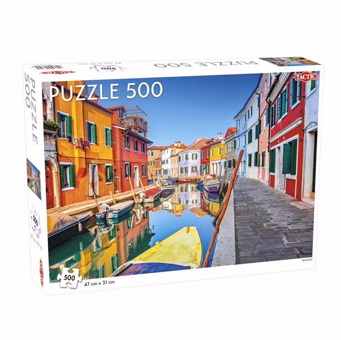 Pussel Burano Venedig Italien - 500 Bitar
