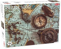 Pussel Vintage Sea Map - 1000 Bitar